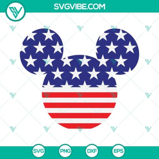 disney mickey head usa flag svg patriotic mickey 4th of july svg 3 mockup