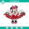 Minnie Mouse Merry Christmas Disney SVG design for Cricut in PNG, DXF, and EPS formats.
