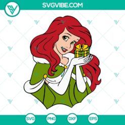 Christmas, Disney, SVG Files, Disney Princess Christmas Tree SVG Images PNG DXF 3