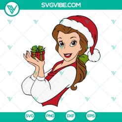 disney princess christmas svg bundle christmas princess svg disney princess santa christmas svg png dxf eps files for cricut 10 mockup