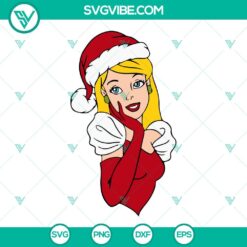 disney princess christmas svg bundle christmas princess svg disney princess santa christmas svg png dxf eps files for cricut 7 mockup