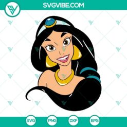 Disney, SVG Files, Disney Princess Jasmine SVG Download, Jasmine Vector Clipart 9