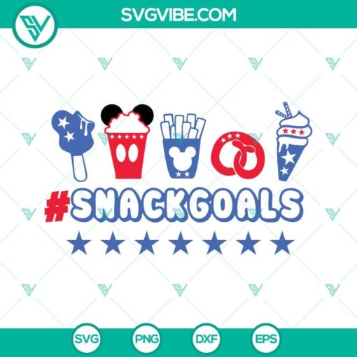 disney snack goals svg disney 4th of july svg snackgoals disney drinks and foods svg png dxf eps cricut silhouette 4 mockup