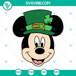 disney st patricks day svg st patricks mickey and friends face svg bundle 4 mockup