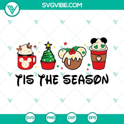 disney tis the season christmas svg mickey christmas coffee svg disney drinks and foods christmas svg 10 mockup