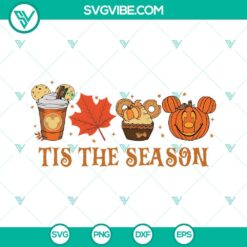 Disney, Fall, SVG Files, Disney Tis The Season SVG Download, Fall Coffee Latte 23