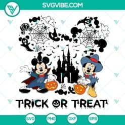 Disney, Halloween, SVG Files, Disney Trick Or Treat SVG Image, Happy Halloween 7