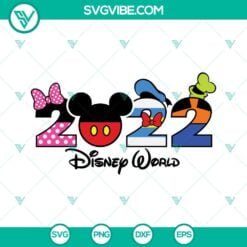 Disney, SVG Files, Disney World 2022 SVG Files, Walt Disney World SVG Files, 1