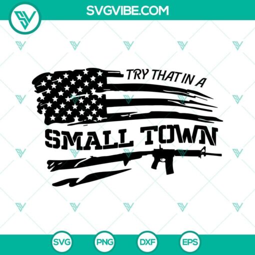 distressed flag try that in a small town svg jason aldean svg 5 mockup