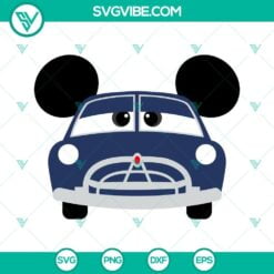 Disney, SVG Files, Doc Hudson Mickey Ears SVG Images, Disney Cars SVG Download, 2