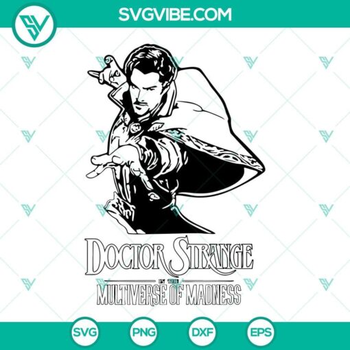 doctor strange in the multiverse of madness 2 svg png dxf eps cut files 3 mockup