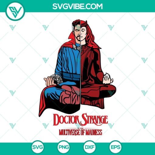 doctor strange scarlet witch svg doctor strange in the multiverse of madness svg png dxf eps cricut silhouette 5 mockup