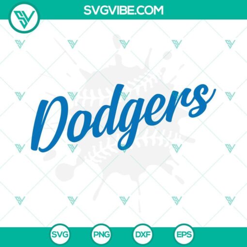 dodgers svg baseball paint splatter svg los angeles dodgers svg baseball svg softball svg 4 mockup