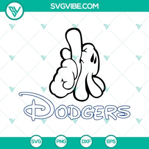 dodgers svg mickey dodgers svg mickey mouse gloves dodgers svg png dxf eps digital download 7 mockup