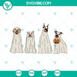 Halloween, SVG Files, Dog Ghost Halloween SVG Images, Spooky Dog SVG Image, Dog 4