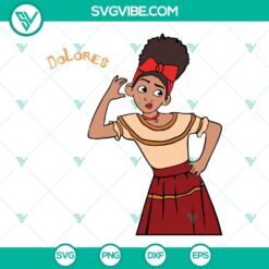 Disney, SVG Files, Dolores Encanto Svg, Encanto Svg, Dolores Svg Png Dxf Eps 2