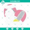 Funny Leatherface SVG images with heart design, perfect for horror fans.