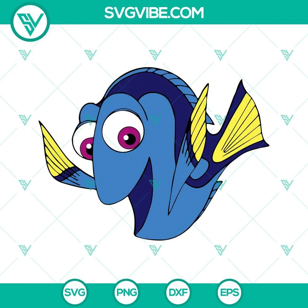 Disney, SVG Files, Dory SVG Download, Finding Nemo SVG Images, Dory Clipart, 1