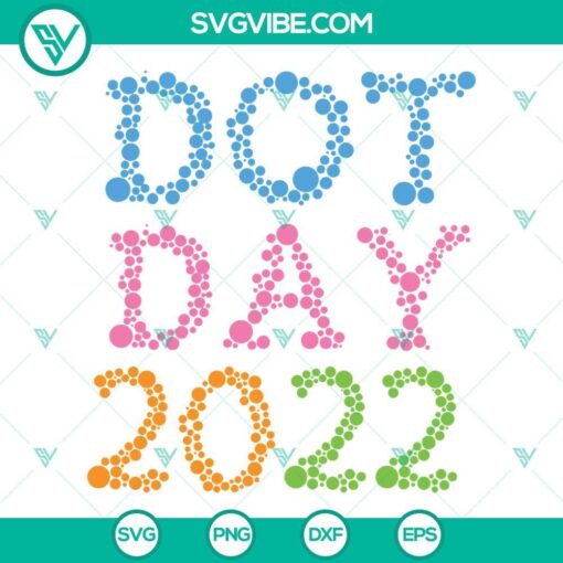 dot day 2022 svg international dot day svg dot day shirt svg png dxf eps cricut cut files 5 mockup