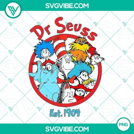 dr seuss circle png dr seuss est 1904 png dr seuss and friends png mockup