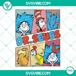 Dr Seuss Day PNG File, Dr Seuss Sublimation PNG Download, Dr Seuss Characters PNG Download