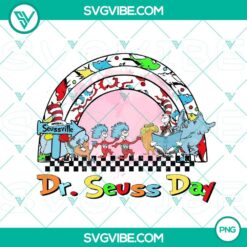 Dr Seuss Day Rainbow PNG Download, Fox In Socks PNG Files, Dr Seuss Cute Friends PNG Download