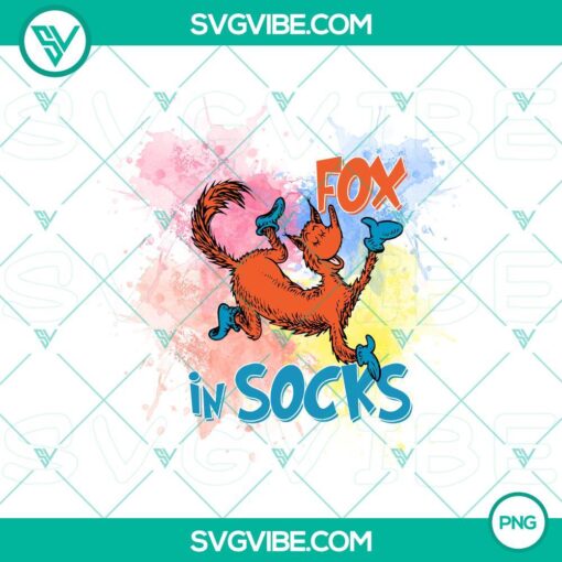 dr seuss fox in socks png fox in socks png fox cartoon character png mockup