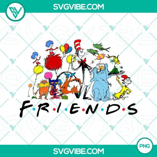 dr seuss friends png lorax and horton png cat in the hat png mockup