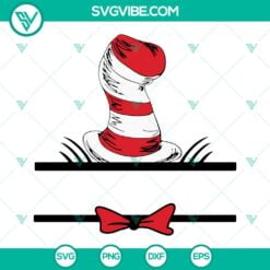 National Read Across America Day, SVG Files, Dr Seuss Hat SVG File, 2