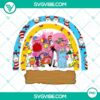 Dr Seuss cartoon characters in rainbow colors, PNG images for download.