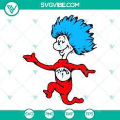 dr seuss svg bundle the cat in the hat svg thing one and thing two svg png dxf eps 2 mockup