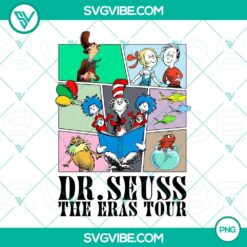 Dr Seuss The Eras Tour, Teaching Era, Thing 1 Thing 2 PNG designs for digital use.