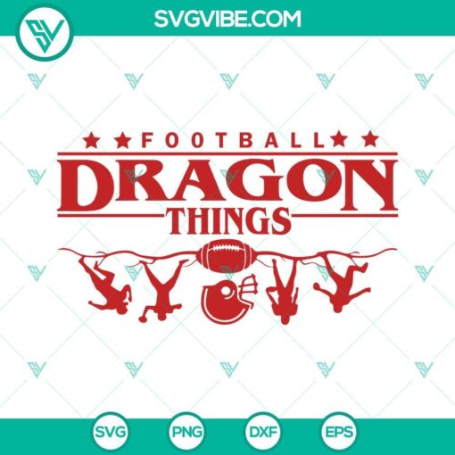 dragon svg football dragon things svg school spirit svg dragon team svg png dxf eps cricut cut file 8 mockup