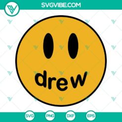 Drew House SVG Download Bundle, Justin Bieber SVG Download, Justice Purpose Smiley 9