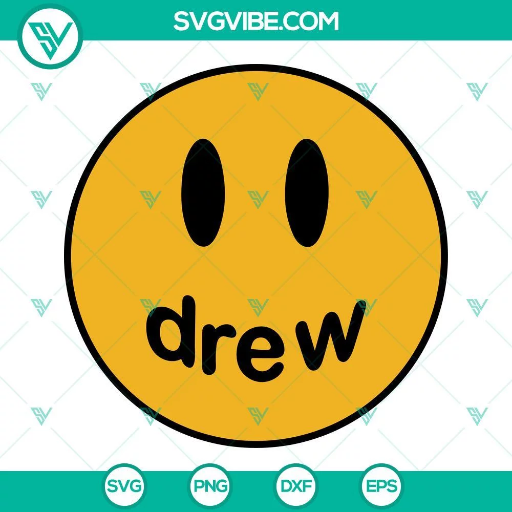 Musics, SVG Files, Drew House SVG Download Bundle, Justin Bieber SVG Download, 4