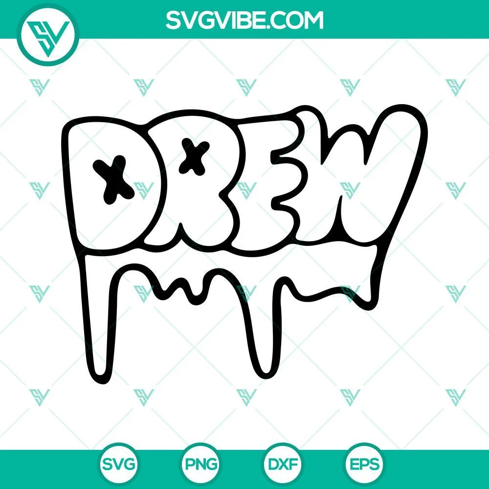 Musics, SVG Files, Drew SVG File Bundle, Drew House SVG Download, Justin Bieber 3