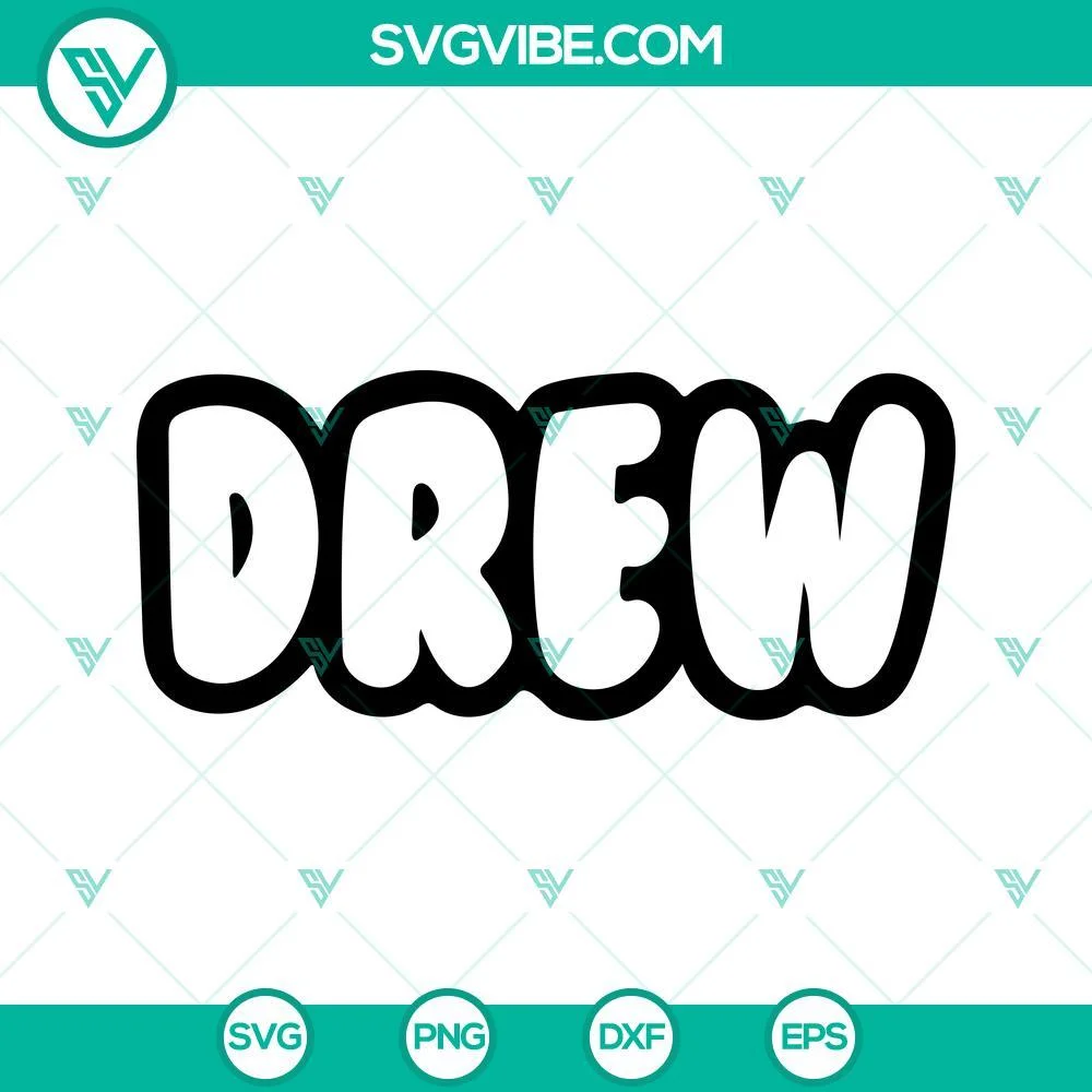 Musics, SVG Files, Drew SVG File Bundle, Drew House SVG Download, Justin Bieber 4