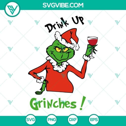 drink up grinches svg christmas grinch wine svg grinches svg drink up svg grinch svg 2 mockup