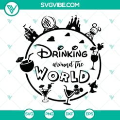 Disney, SVG Files, Drinking Around The World SVG Images, Drinks And Foods SVG 20