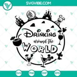 Disney, SVG Files, Drinking Around The World SVG Images, Drinks And Foods SVG 2