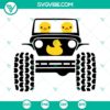Duck Duck Wave Offroad SVG design with offroad car image for downloading.