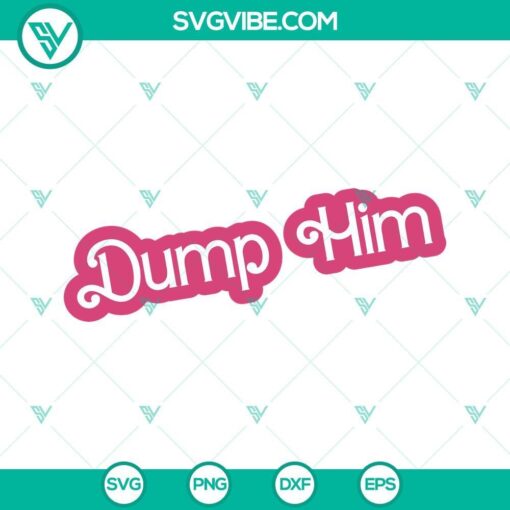 dump him barbie svg funny barbie svg png dxf eps digital download 8 mockup