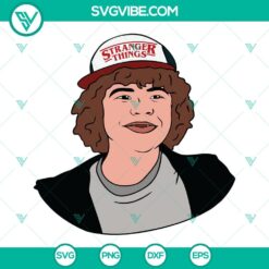 Movies, SVG Files, Dustin Henderson Stranger Things SVG Images PNG DXF EPS Cut 2