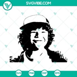 Dustin Stranger Things SVG Image PNG DXF EPS Cut Files For Cricut