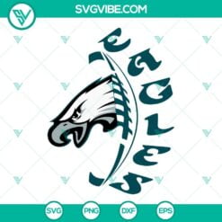 Football, Sports, SVG Files, Eagles Football Logo SVG Images, NFL Team SVG 7