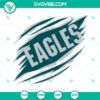 Philadelphia Eagles SVG design for football fans. Download Eagles Ripped SVG featuring a fierce eagle illustration. Perfect for digital projects.