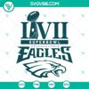 Eagles Super Bowl 2023 SVG Images with Philadelphia Eagles Football design for download.