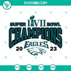 Football, Sports, SVG Files, Super Bowl Champions Philadelphia Eagles SVG Image 3