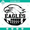 Philadelphia Eagles football team logo SVG download in PNG and DXF formats for DIY projects.