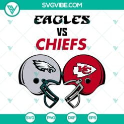 Football, Sports, SVG Files, Super Bowl Eagles Vs Chiefs 2023 SVG Download, 3